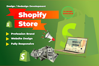 design and redesign shopify store for brands