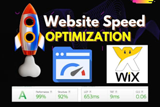 optimize wix shopify wordpress website wix speed up increase score on pagespeed