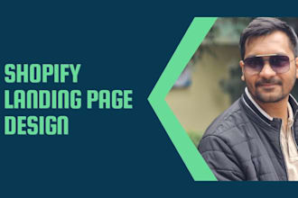 design shopify landing page with pagefly, gempages or shogun