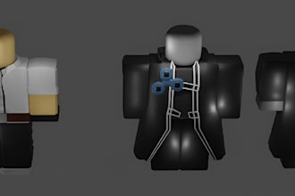 do 3d game assets, roblox model, props, outfit for your roblox game
