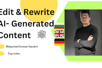 rewrite your chatgpt, ai text into natural german, bulgarian