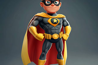 create photo to cartoon character superhero comic book