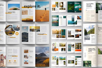 design ebook workbook, travel guide, sell sheet, photo book, canva ebook, bifold