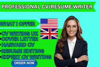 write professional resume cover letter cv maker cv writing UK,US by CV expert