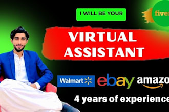 be your VA for walmart , ebay 2 step dropshipping