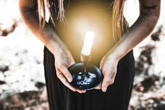 cast a morph spell for personal change and growth