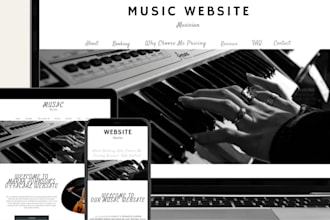 design music website real estate, lifestyle fashion clothing website