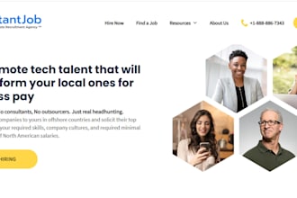 recruitment website, job board website, agency, job board website, staffing site