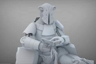 do 3d action figure,miniatur tabletop 3d toy design for board game,3d print,stl