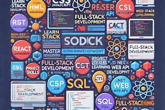 teach you full stack development from front end to back end