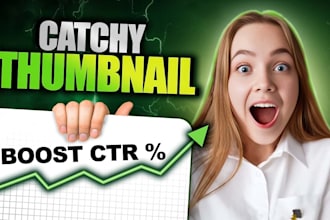 design attractive clickbait youtube thumbnail more clicks