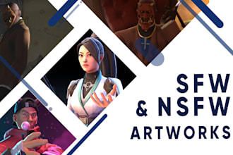 do sfm artwork with sfw  nsfw models
