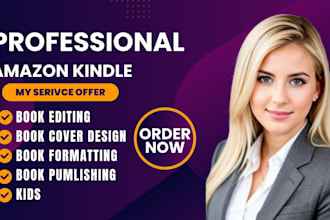 do cover design and book formatting amazon KDP  book publishing kdp book promote