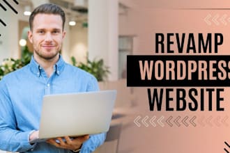 design, redesign, clone, revamp wordpress website