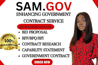 secure government contract proposal, bid proposal, rfp, rfq, grant proposal