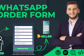 design a responsive form with whatsapp integration for your business
