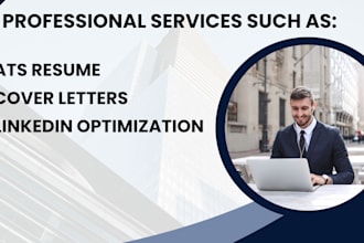 do a professional ats resume, cover letters and linkedin profile optimization