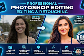 transform your photos with expert photoshop editing