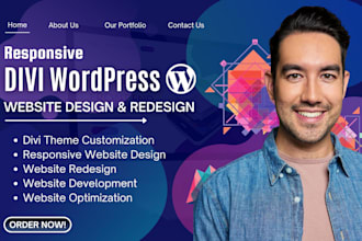 be your divi expert for wordpress divi website divi theme website customization