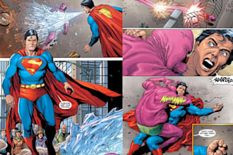do comic book illustration superhero comic cover storyboard graphic novel nsfw