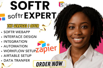 be softr expert, build client portal, softr interface and softr webapp design