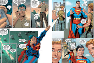 draw graphic novel comic book anime manga comic superhero nsfw comic book cover