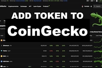 fast coin token ico listing on cmc cg binance lbank exchange platforms listing