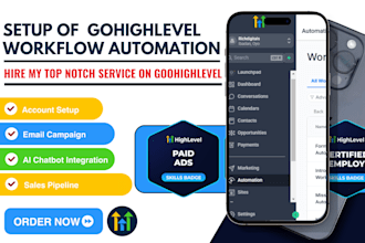 setup gohighlevel workflow automation ai chatbot zapier zaps lead pipeline form