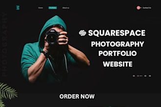 build squarespace photography portfolio website square personal portfolio site