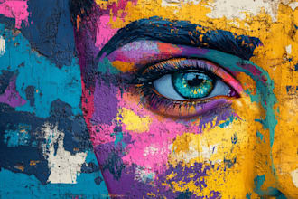 do illustration street art graffiti, abstract with my style