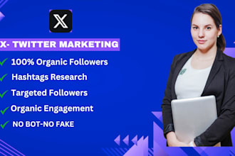 do x twitter marketing and promotion for organic growth