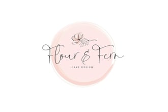 design fun feminine bespoke cake studio logo