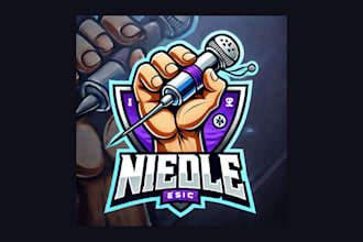create needle cartoon, character mascot logo delivered within two days