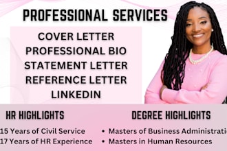 do a cover letter or reference letter