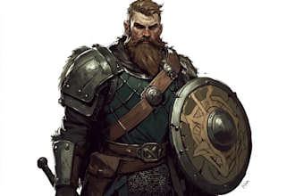 draw dnd character art for you