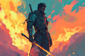 draw your dnd concept character or concept art, fantasy art illustration