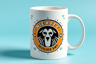 design an eyecatching custom coffee mug