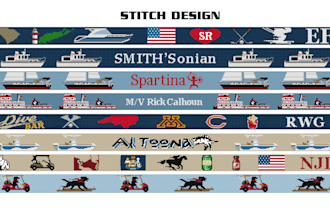 create a custom cross stitch or needlepoint pattern
