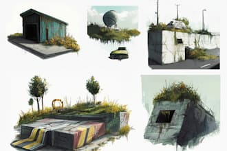 environment concept art landscape design