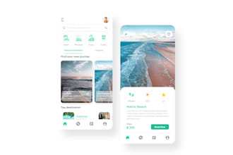 design modern high fidelity app design on figma