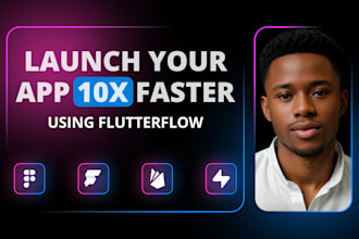 build a fully functional flutterflow app as a flutterflow mobile app developer