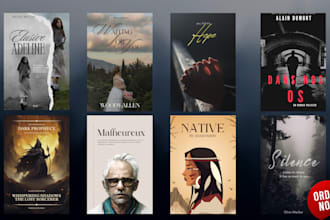 design a unique book cover, kindle cover, KDP paperback cover, and amazon cover