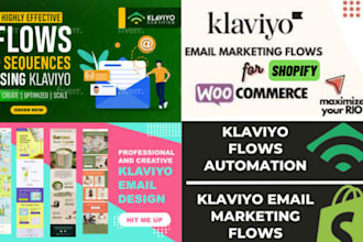setup klaviyo automated email SMS marketing flows for shopify and woocommerce