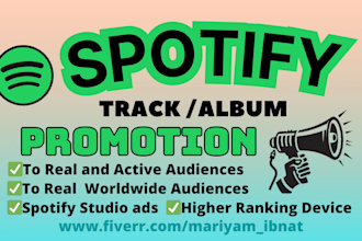 create ads to promote your spotify music