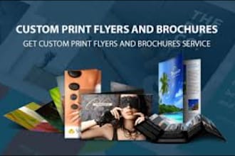 business oriented professional flyer and brochure designs