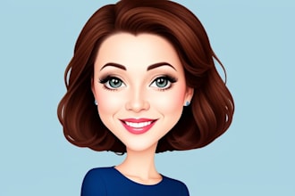 draw cartoon caricature potrait from your picture