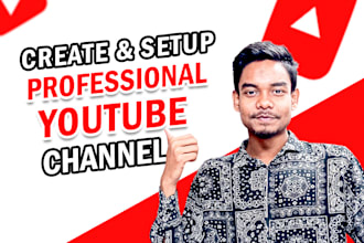 create and set up your youtube channel professionally