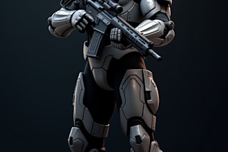do generate game character design, ai illustration
