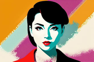 draw personalized wpap pop art retro japanese pop art retro pop art in any style