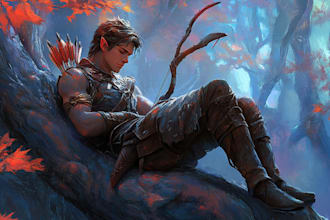 create a unique original fantasy character art
